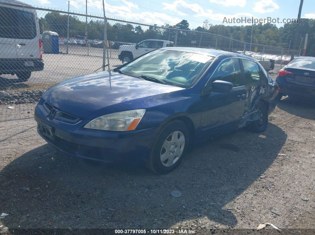 2005 Honda Accord 2.4 Lx Blue vin: JHMCM56425C001695