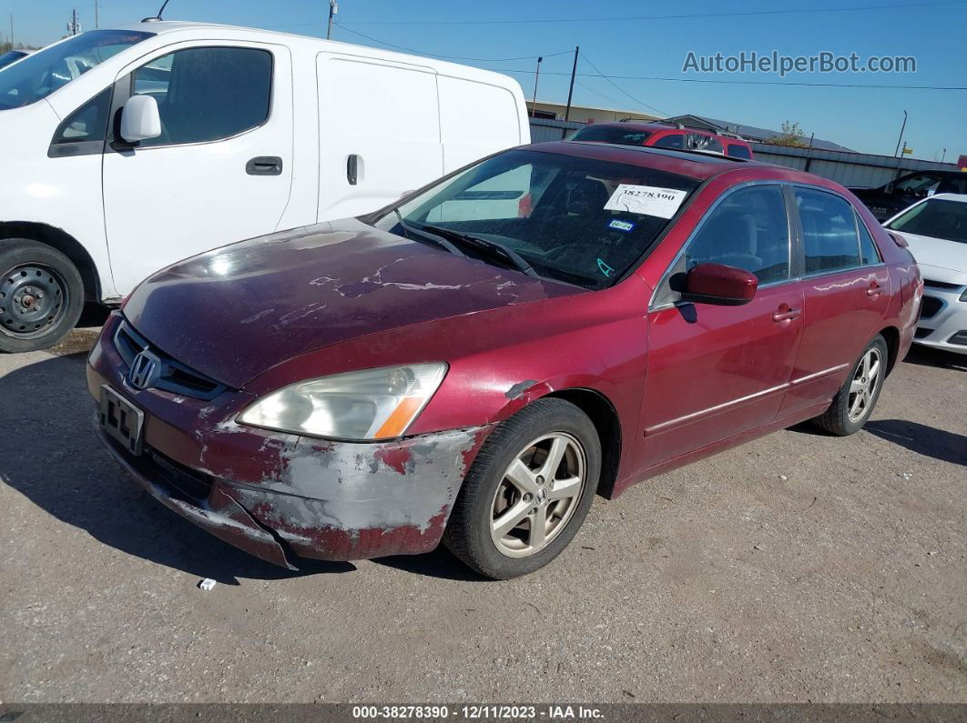 2003 Honda Accord Sdn Ex Красный vin: JHMCM56603C054345