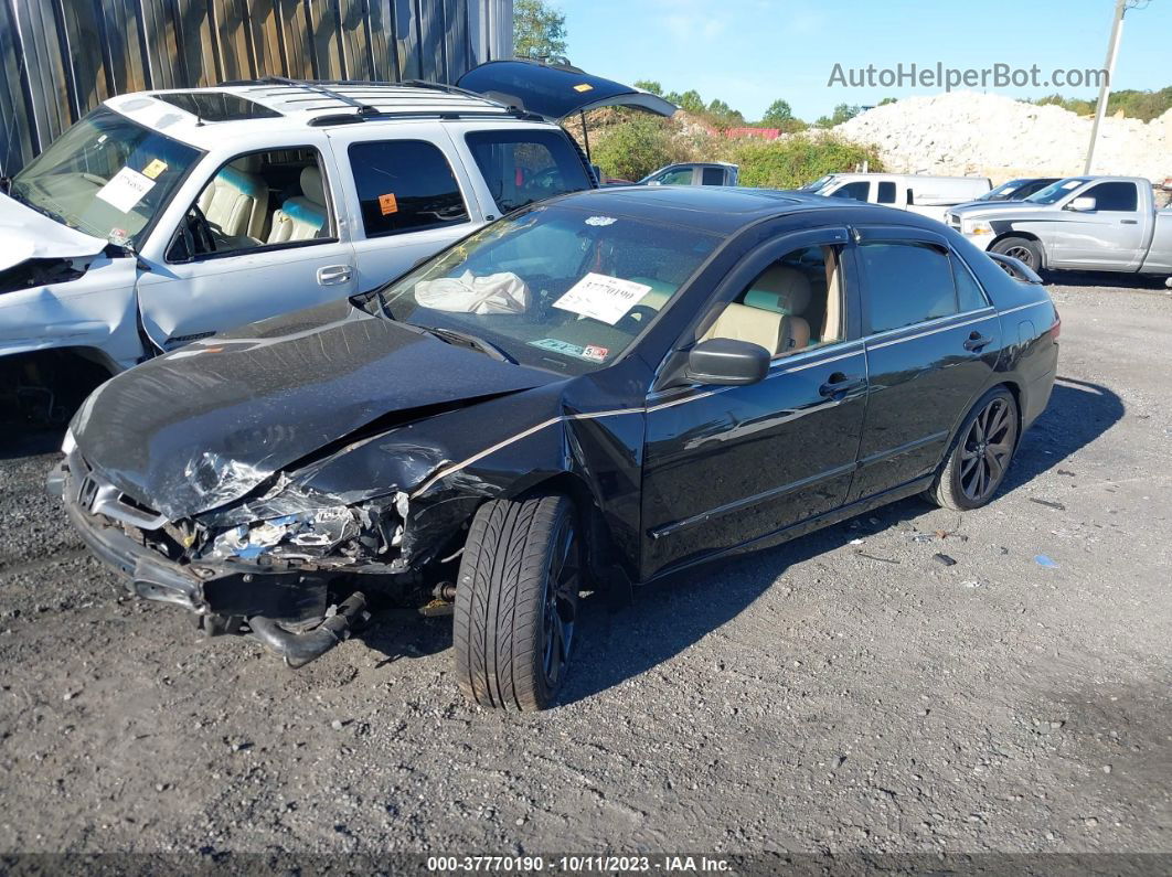 2003 Honda Accord Sdn Ex Black vin: JHMCM56713C043931