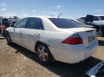 2007 Honda Accord Hybrid White vin: JHMCN36437C001743