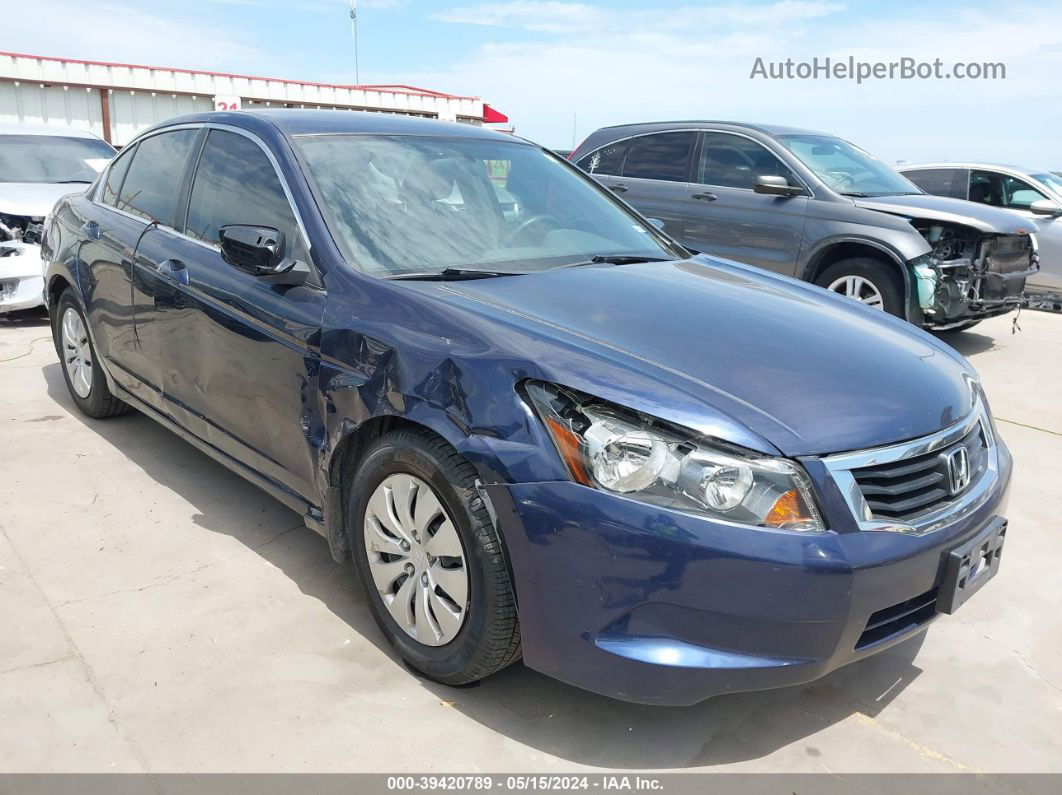 2008 Honda Accord 2.4 Lx Blue vin: JHMCP26318C073201