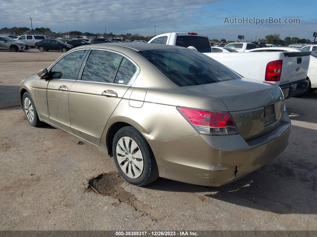 2008 Honda Accord 2.4 Lx Gold vin: JHMCP26338C066184