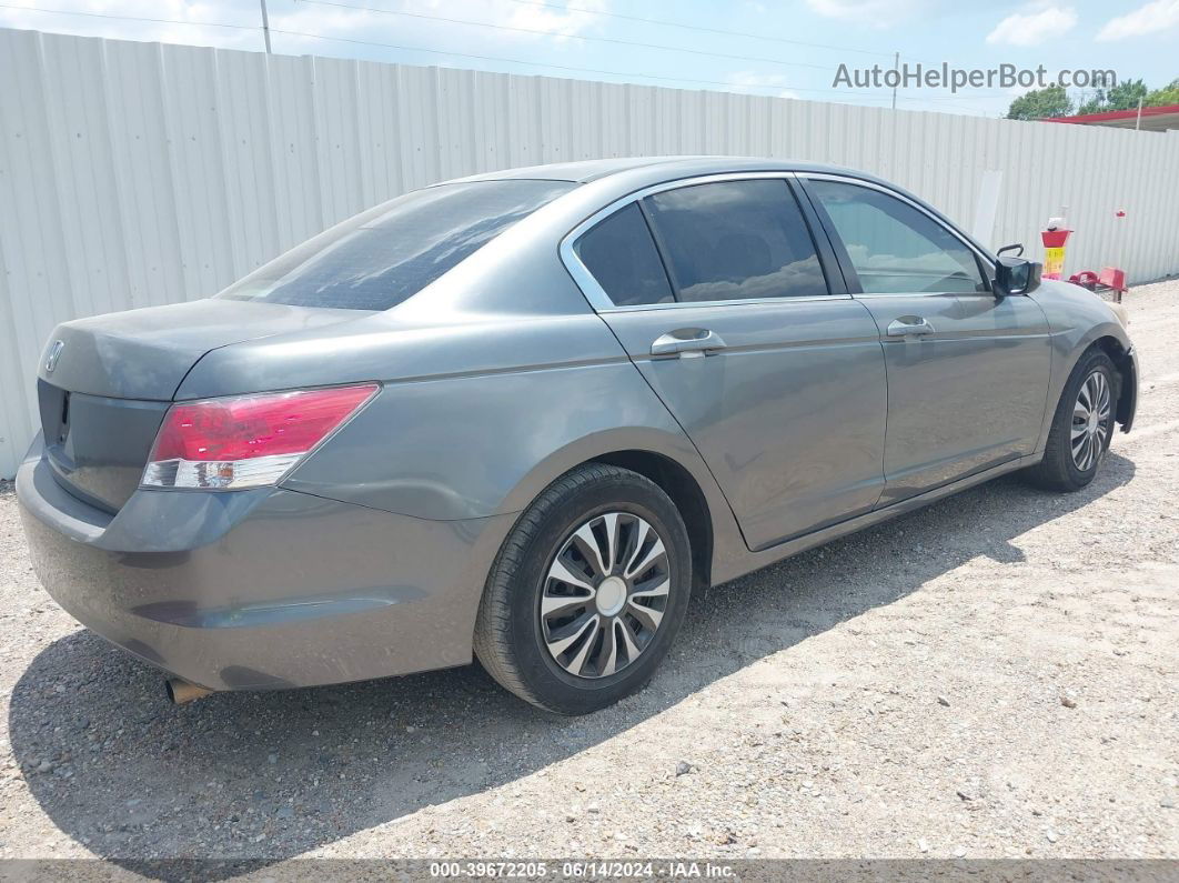 2009 Honda Accord 2.4 Lx Gray vin: JHMCP26339C017259