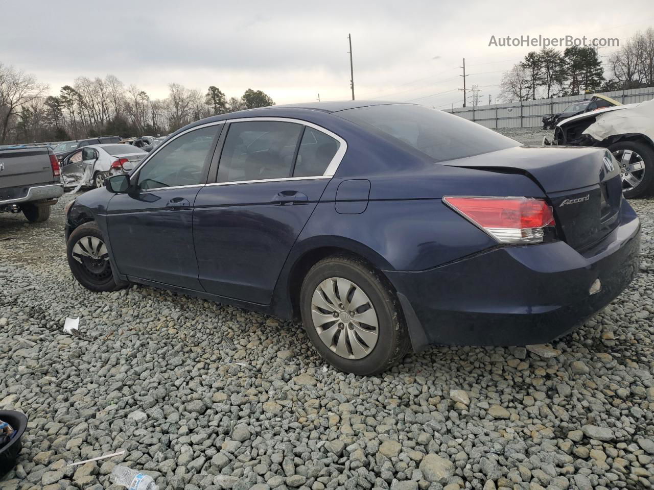 2008 Honda Accord Lx Синий vin: JHMCP26368C078720