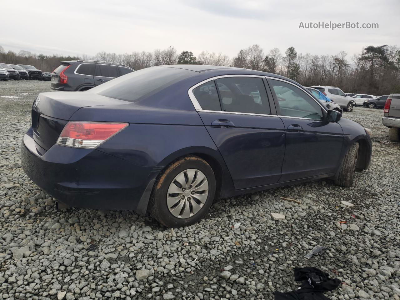 2008 Honda Accord Lx Blue vin: JHMCP26368C078720