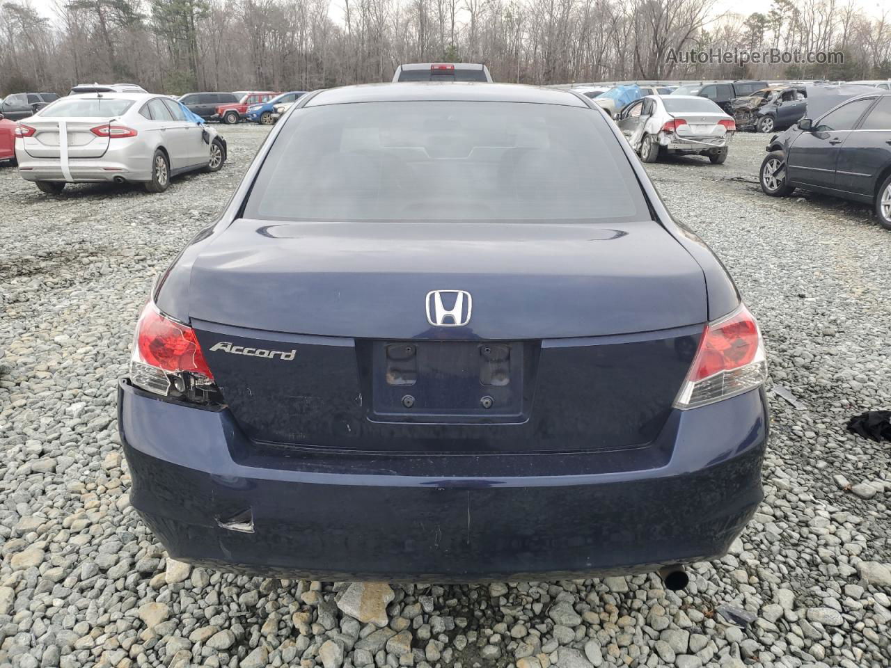 2008 Honda Accord Lx Blue vin: JHMCP26368C078720