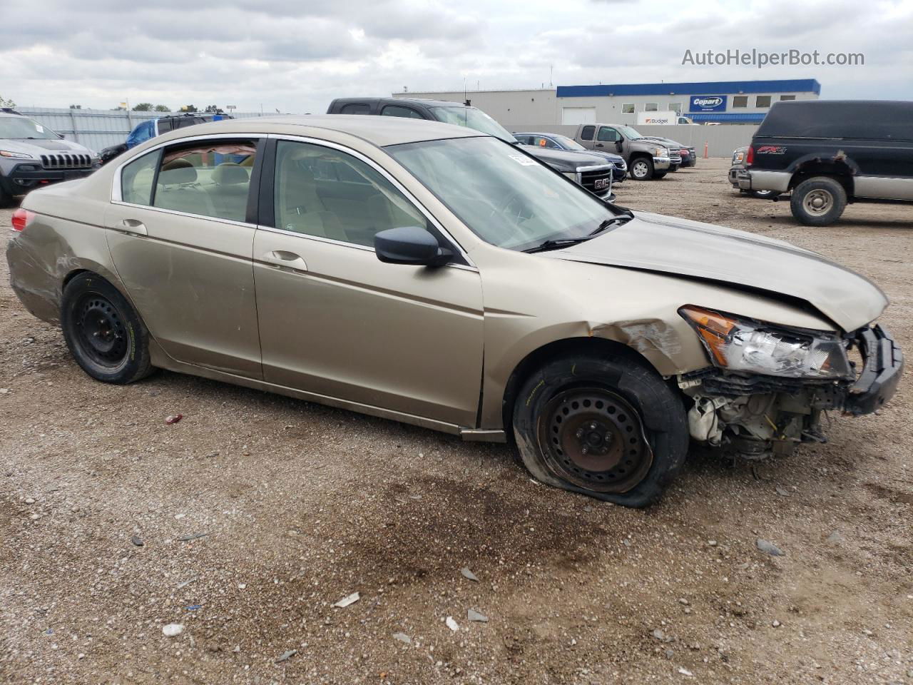 2008 Honda Accord Lx Золотой vin: JHMCP26388C055746