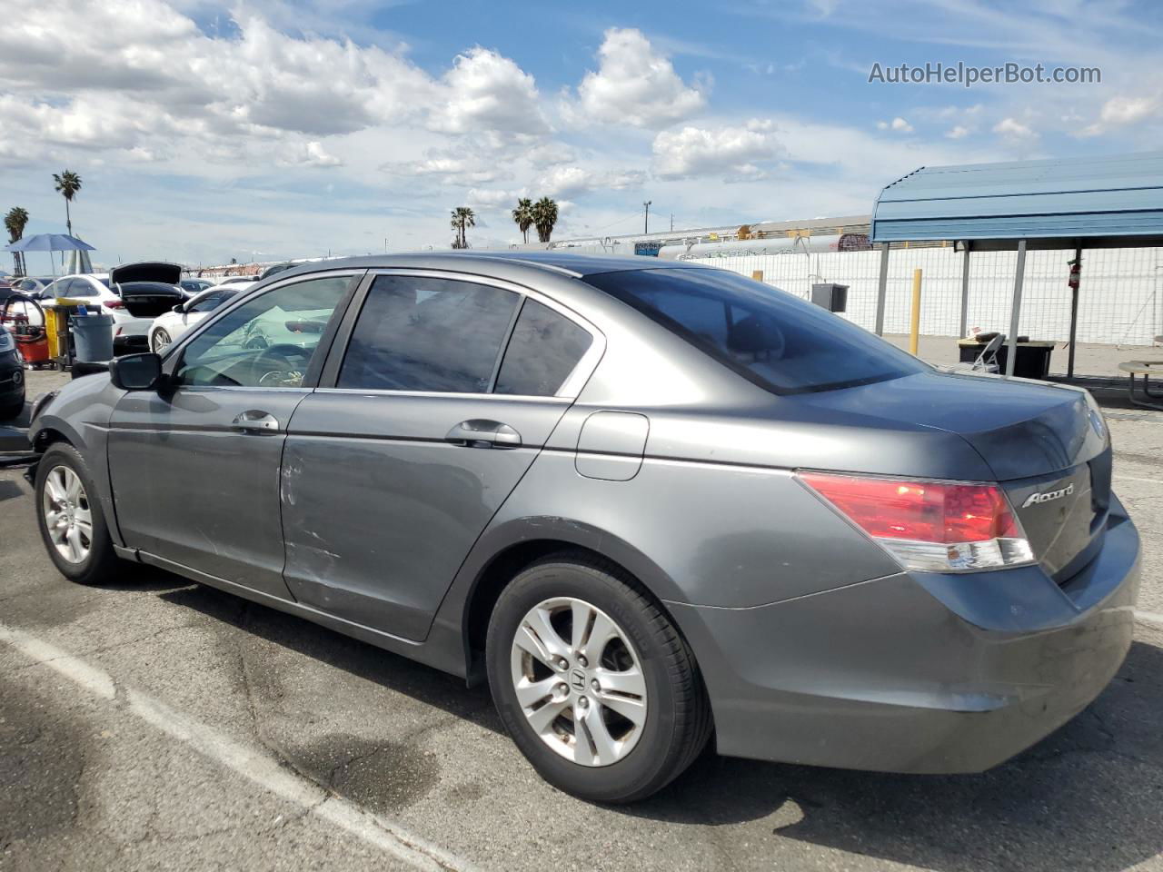 2008 Honda Accord Lx Gray vin: JHMCP26398C052189