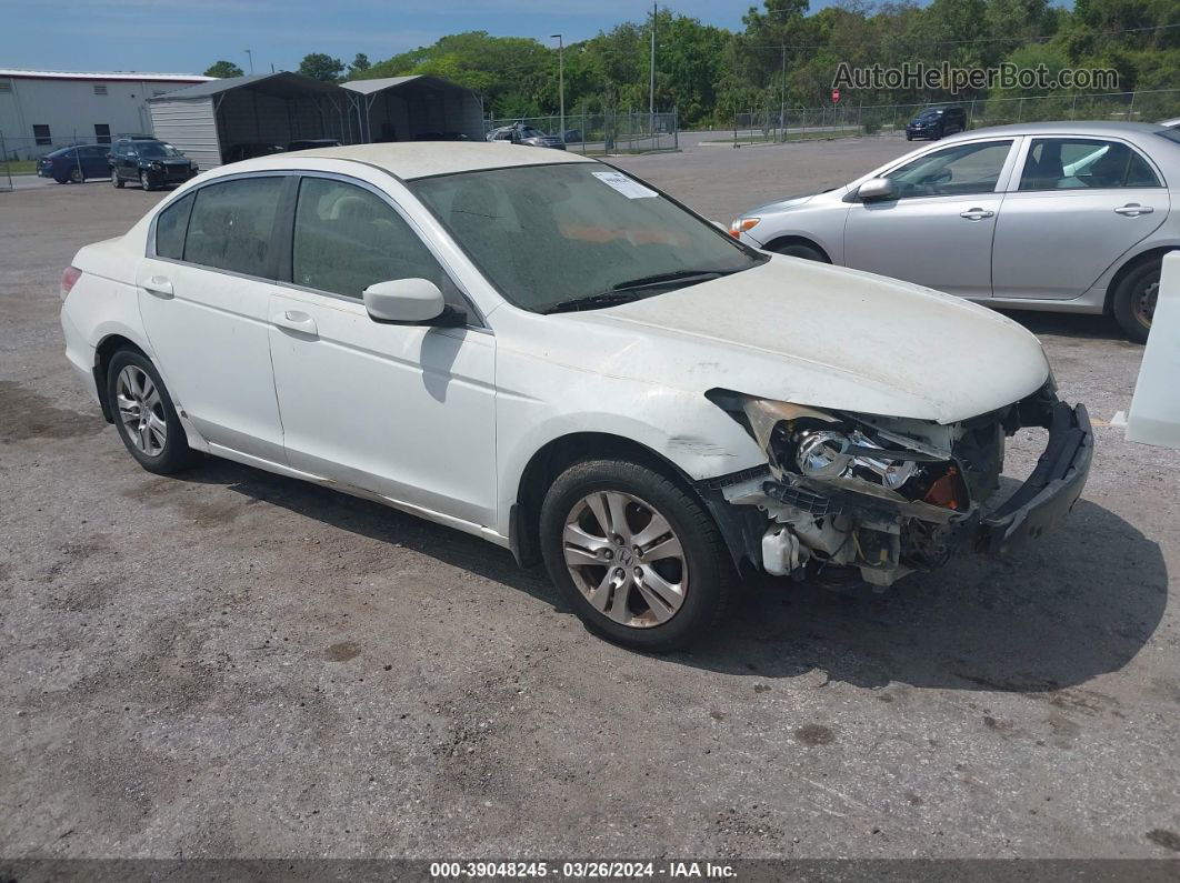 2008 Honda Accord 2.4 Lx-p White vin: JHMCP26478C044066