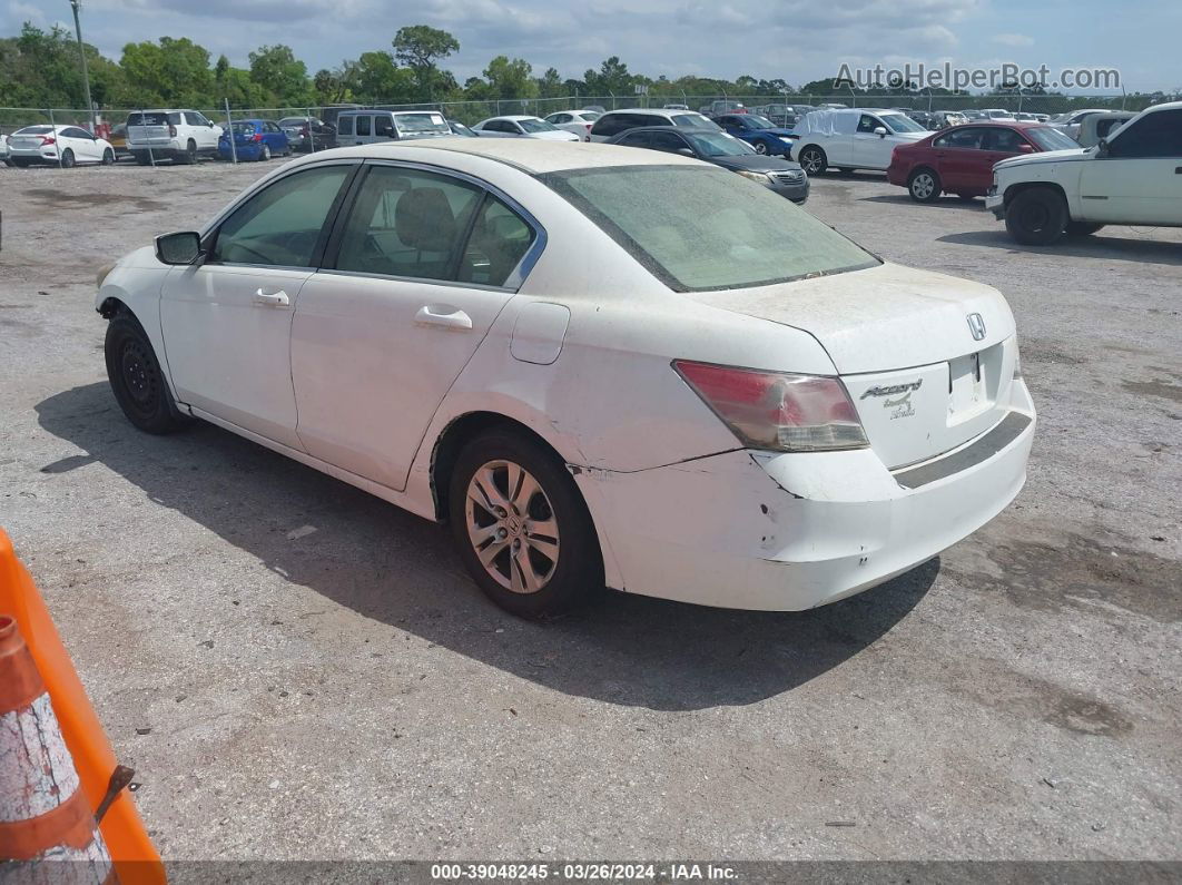 2008 Honda Accord 2.4 Lx-p White vin: JHMCP26478C044066