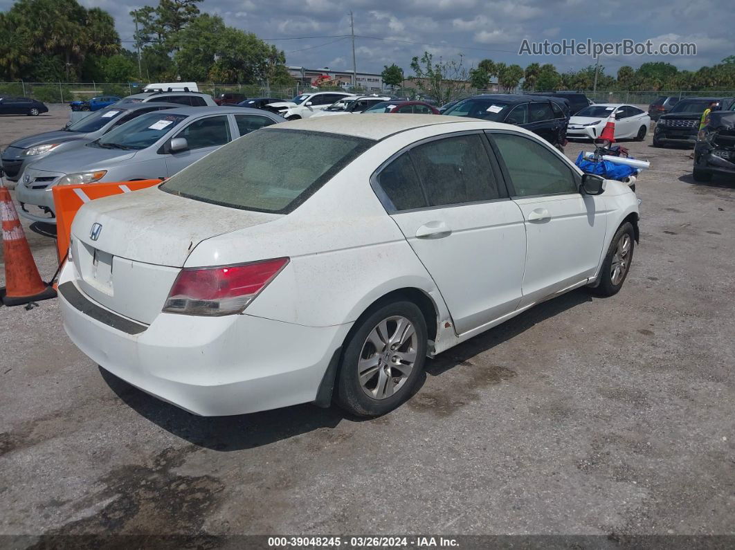 2008 Honda Accord 2.4 Lx-p White vin: JHMCP26478C044066