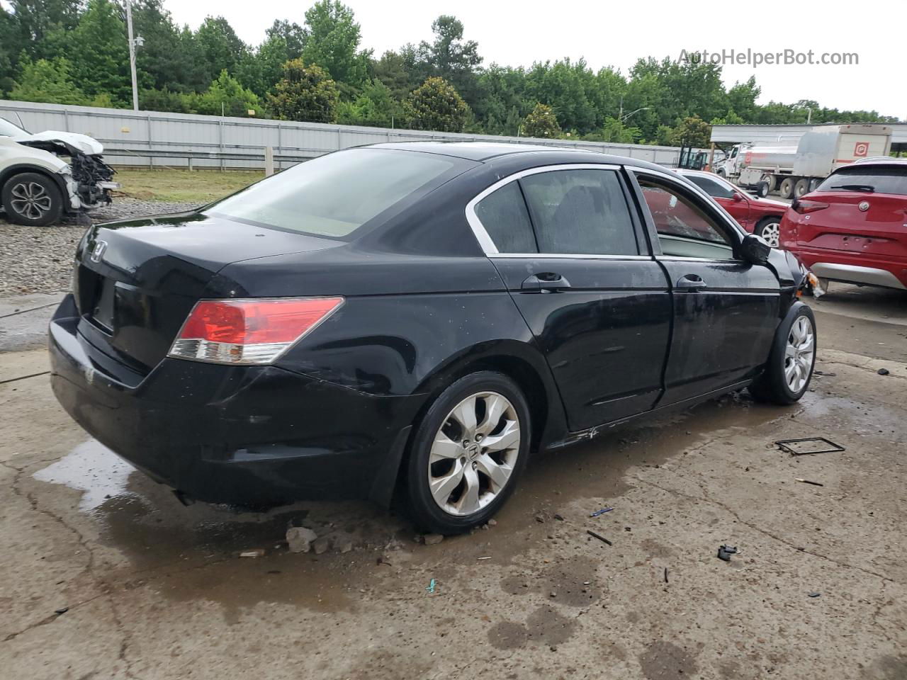 2008 Honda Accord Ex Black vin: JHMCP26708C021285