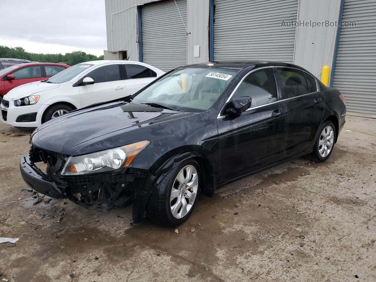 2008 Honda Accord Ex Black vin: JHMCP26708C021285