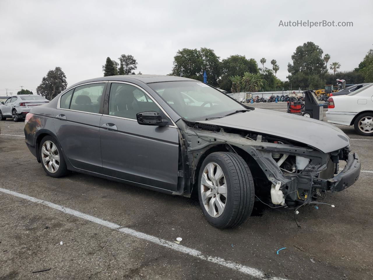 2009 Honda Accord Ex Gray vin: JHMCP26729C010497