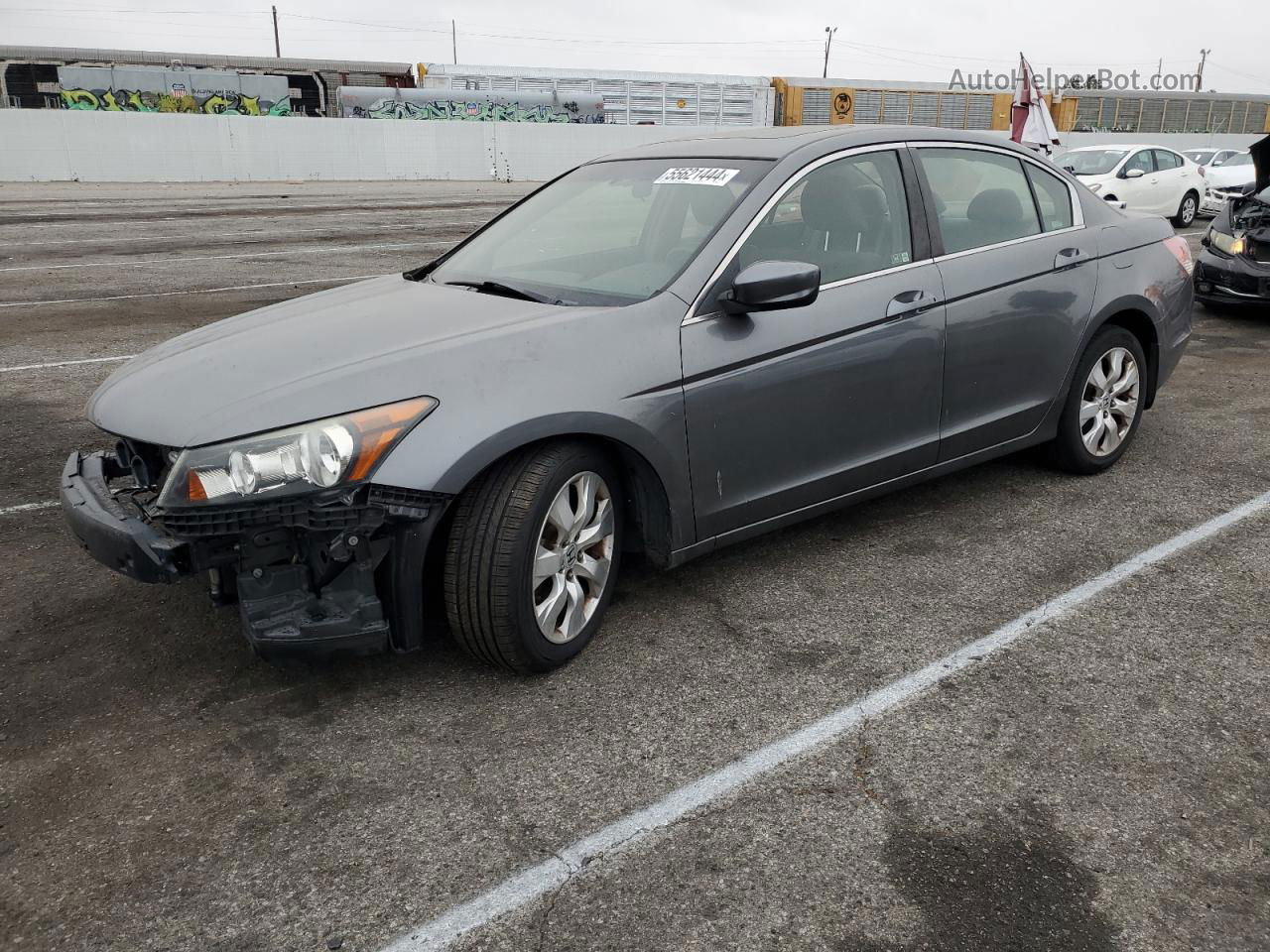 2009 Honda Accord Ex Gray vin: JHMCP26729C010497