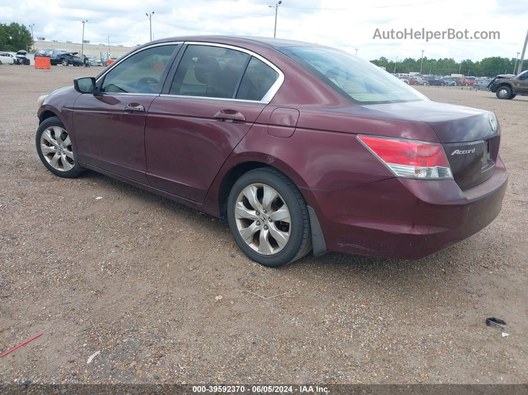 2008 Honda Accord 2.4 Ex Burgundy vin: JHMCP26738C060629