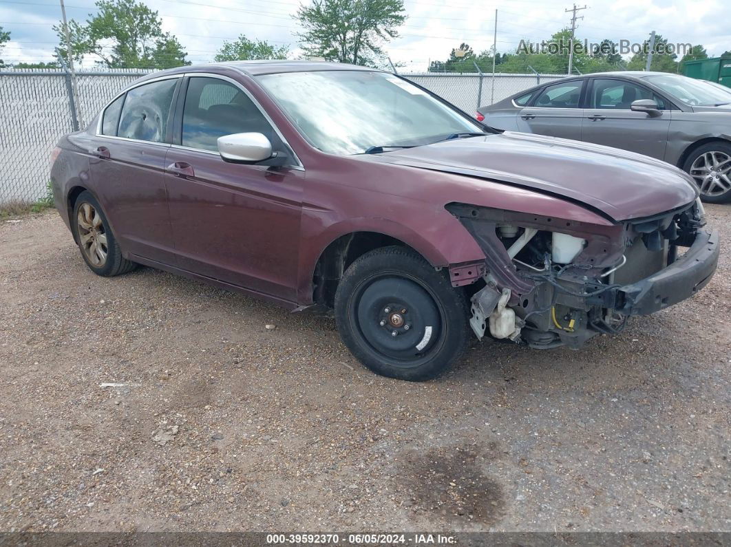 2008 Honda Accord 2.4 Ex Burgundy vin: JHMCP26738C060629