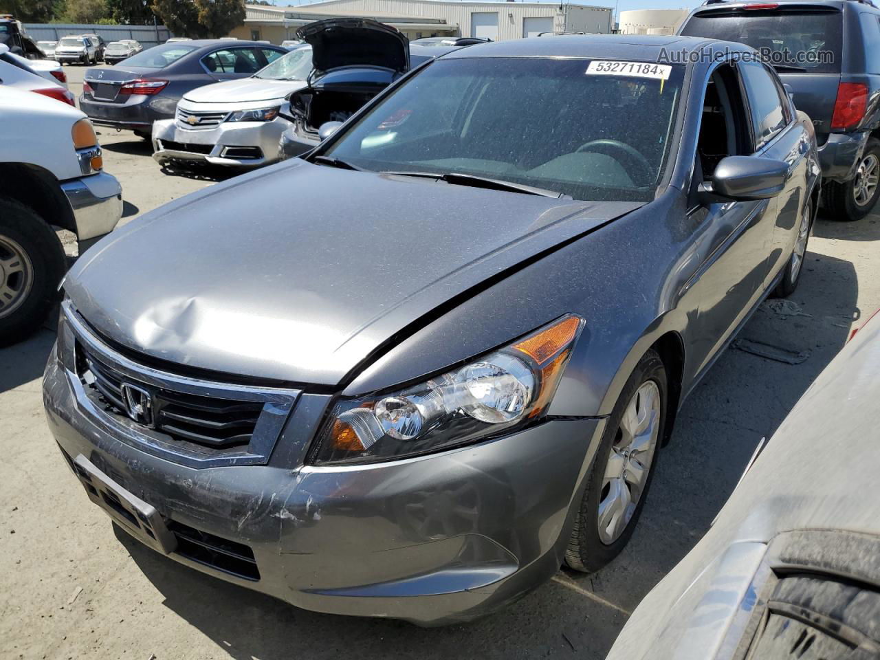 2008 Honda Accord Ex Gray vin: JHMCP26748C023461