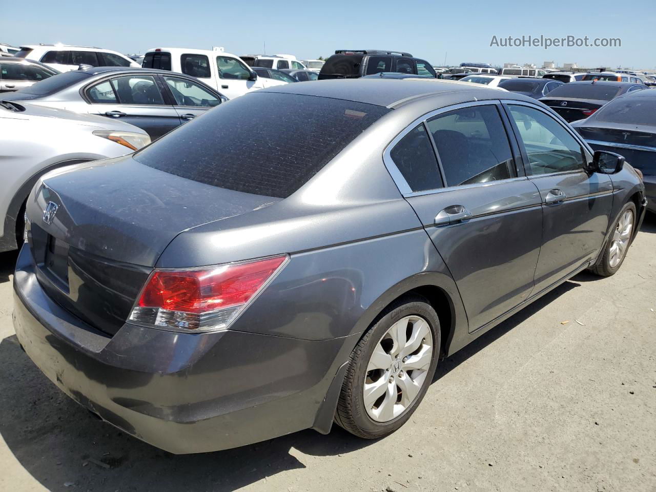 2008 Honda Accord Ex Gray vin: JHMCP26748C023461