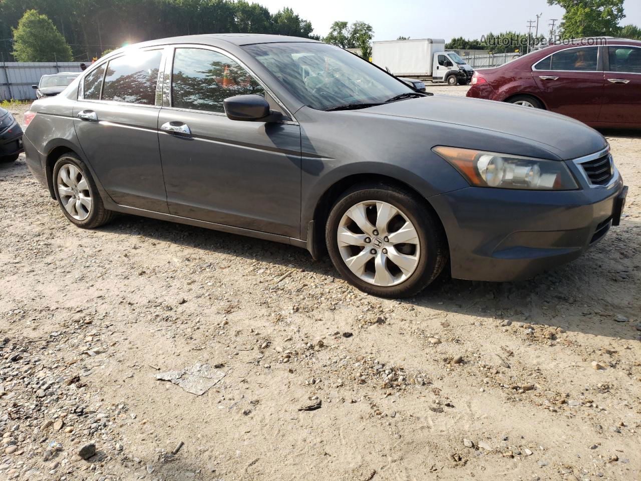 2009 Honda Accord Ex Gray vin: JHMCP26759C017668