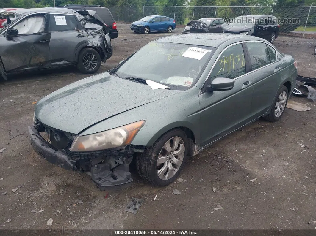 2008 Honda Accord 2.4 Ex Green vin: JHMCP26768C028483