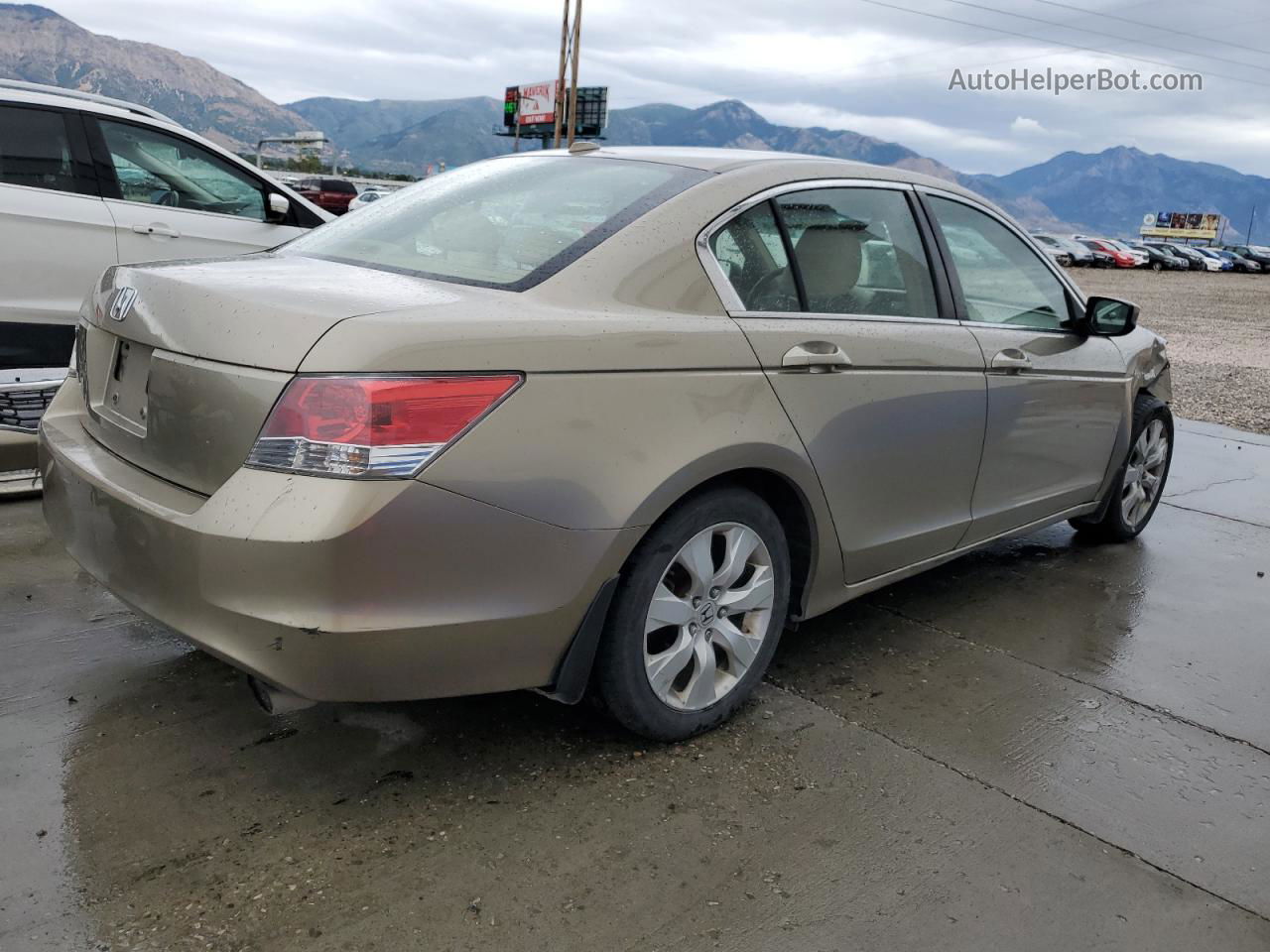 2008 Honda Accord Exl Золотой vin: JHMCP26808C030836