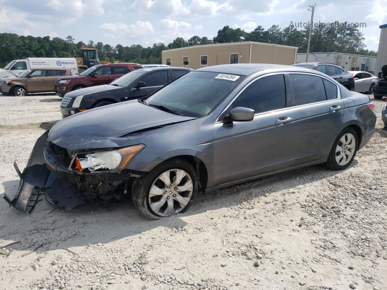 2008 Honda Accord Exl Серый vin: JHMCP26818C030604