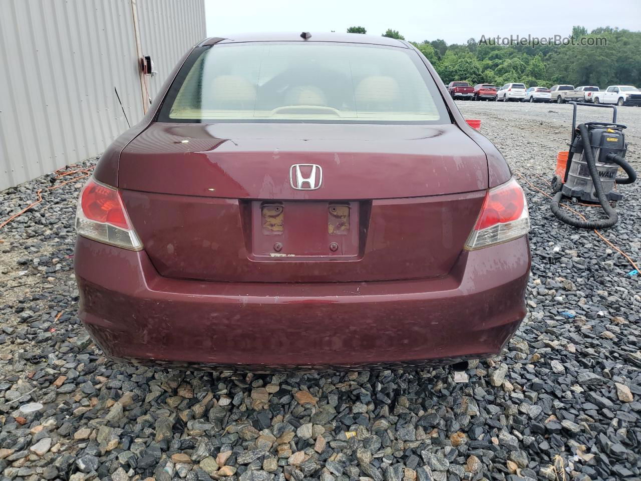 2008 Honda Accord Exl Бордовый vin: JHMCP26818C078572