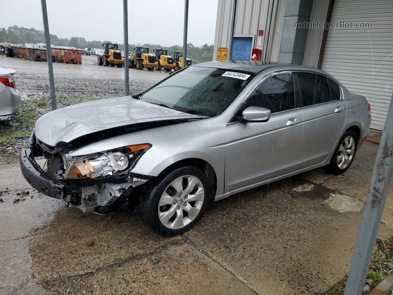 2008 Honda Accord Exl Silver vin: JHMCP26838C072322