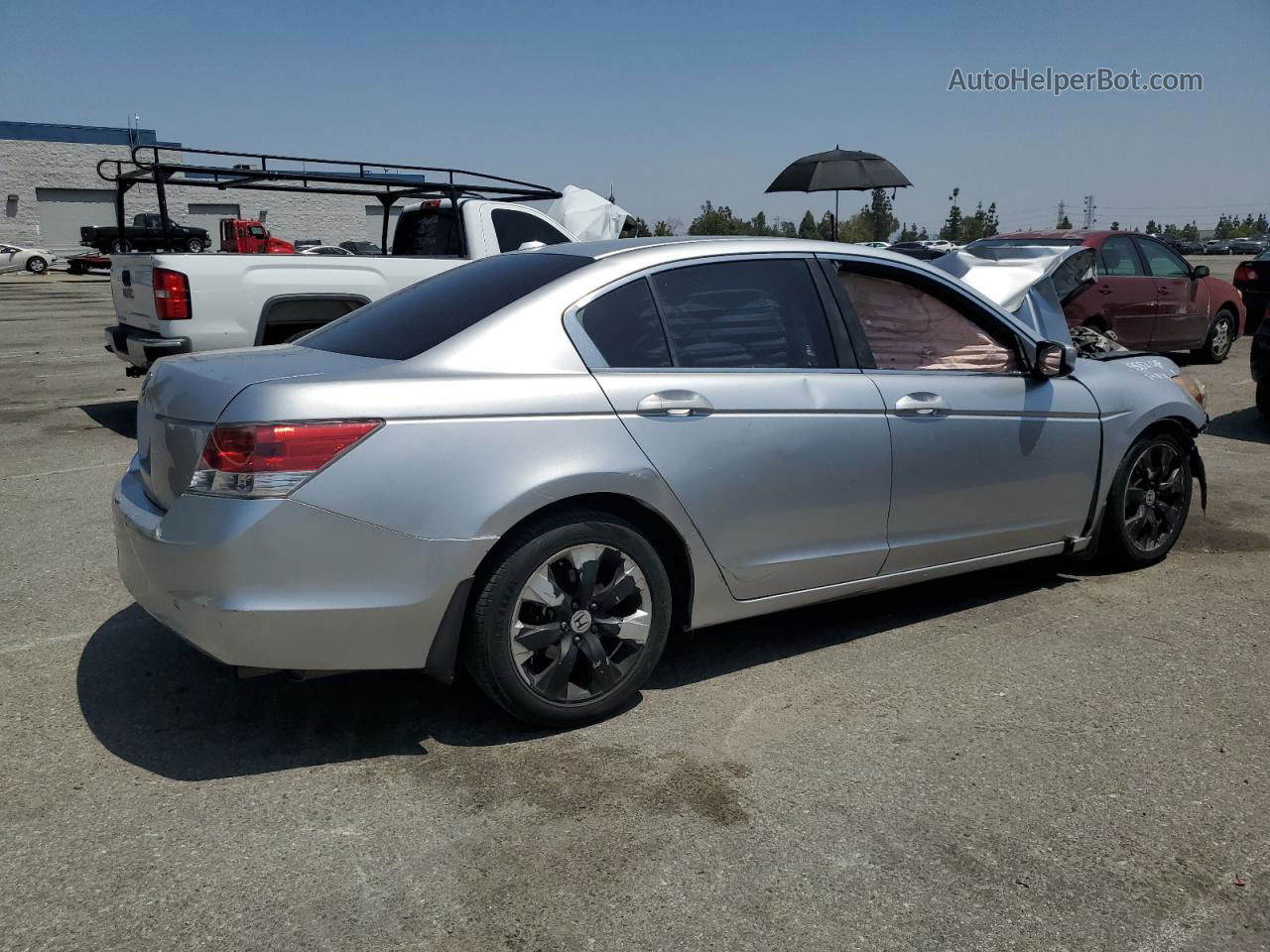 2008 Honda Accord Exl Silver vin: JHMCP26848C039541