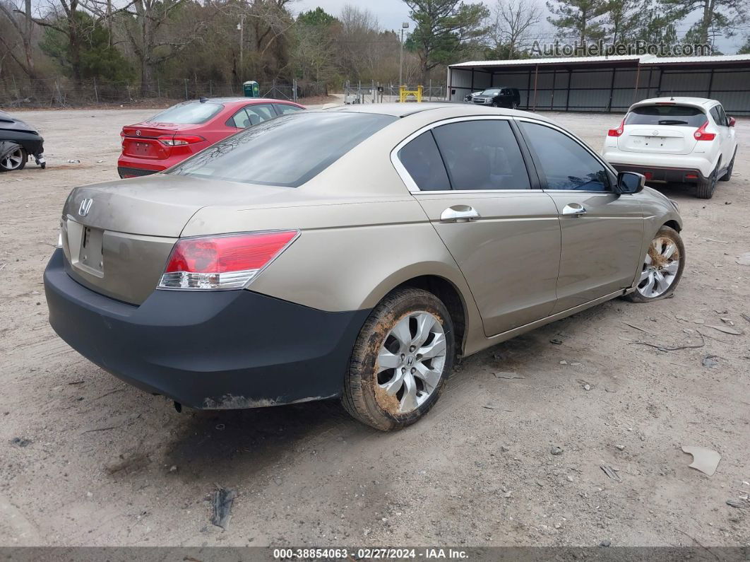 2008 Honda Accord 2.4 Ex-l Желто-коричневый vin: JHMCP26848C064374