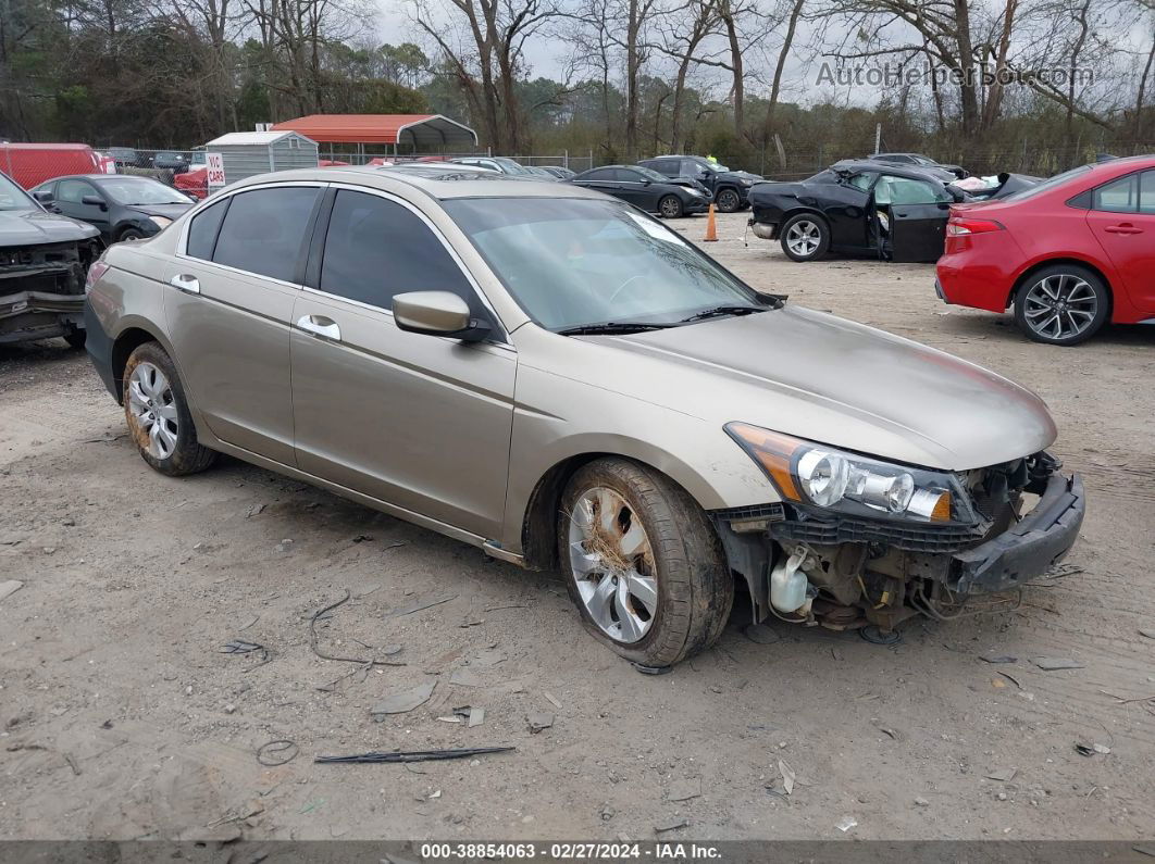 2008 Honda Accord 2.4 Ex-l Желто-коричневый vin: JHMCP26848C064374