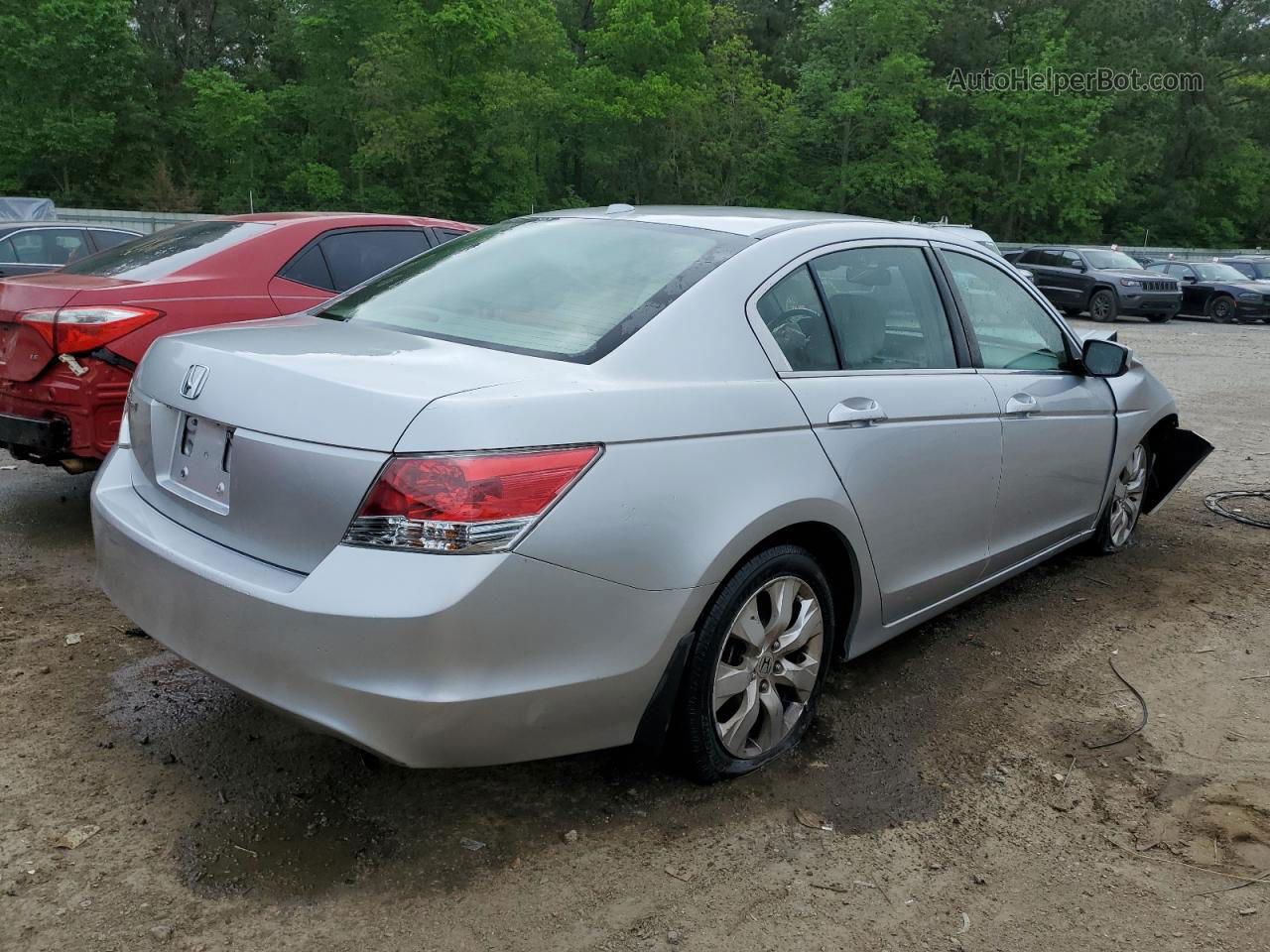 2008 Honda Accord Exl Silver vin: JHMCP26868C046815