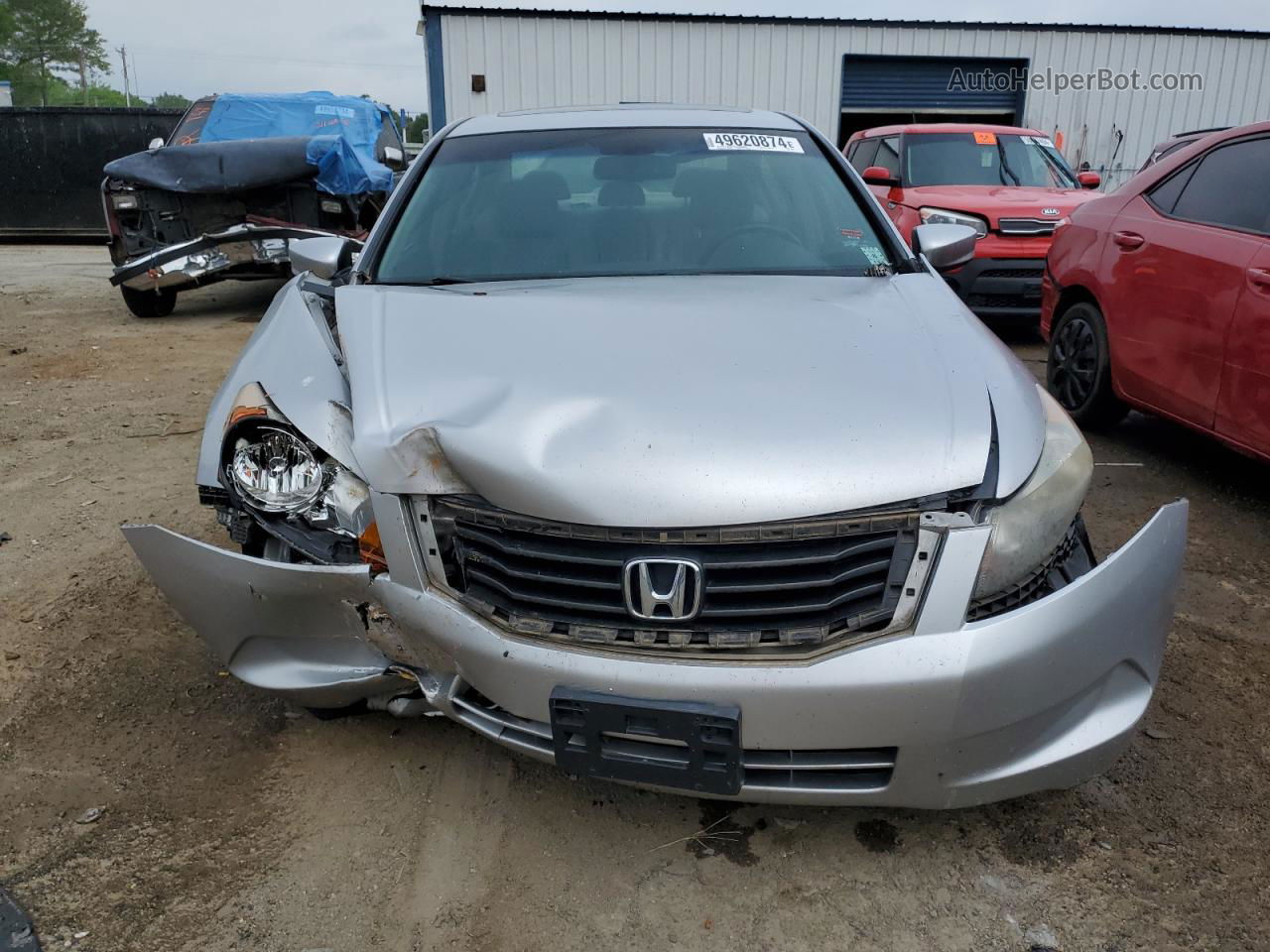 2008 Honda Accord Exl Silver vin: JHMCP26868C046815