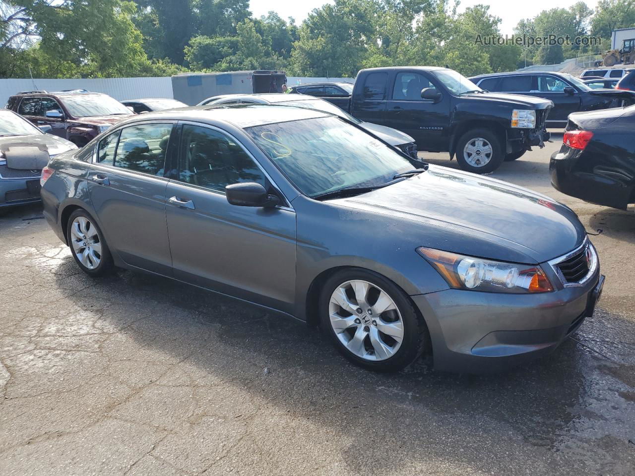 2008 Honda Accord Exl Charcoal vin: JHMCP26888C001388