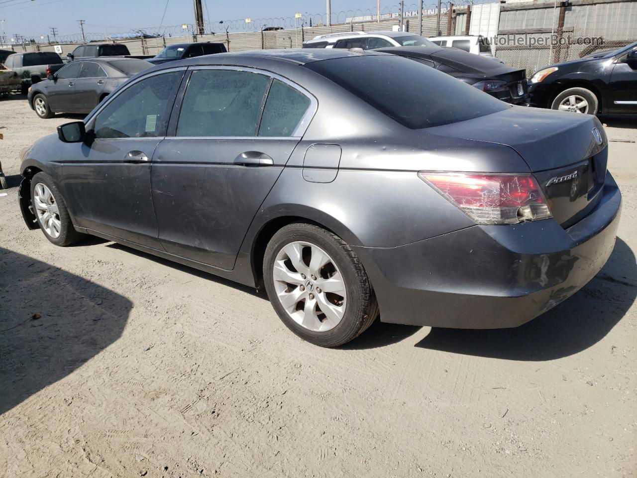 2008 Honda Accord Exl Gray vin: JHMCP26888C037775