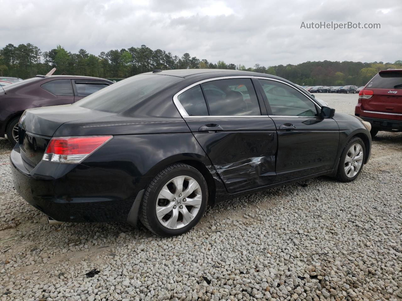 2008 Honda Accord Exl Черный vin: JHMCP26888C053071