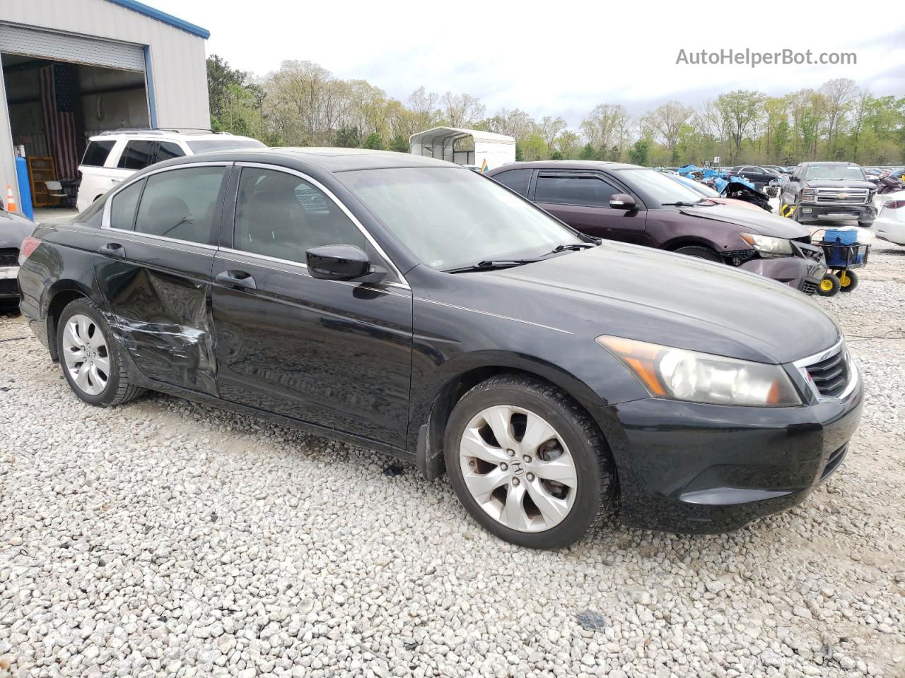 2008 Honda Accord Exl Черный vin: JHMCP26888C053071