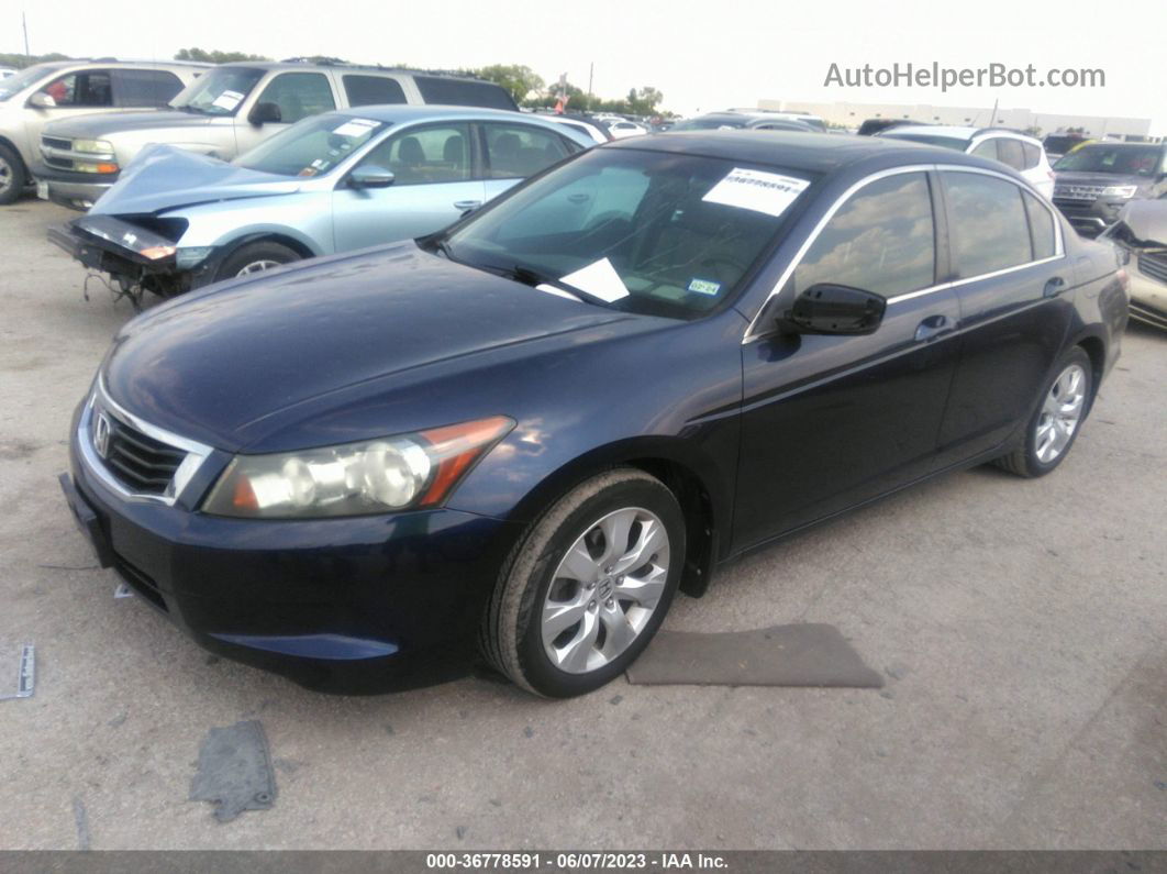 2008 Honda Accord Sdn Ex-l Dark Blue vin: JHMCP26888C062143