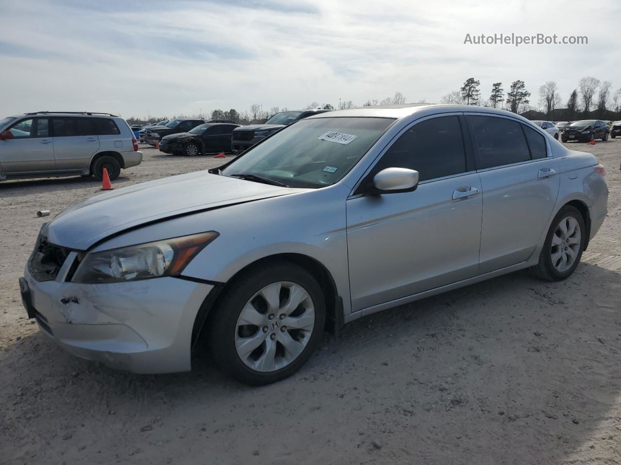 2008 Honda Accord Exl Silver vin: JHMCP26888C072431