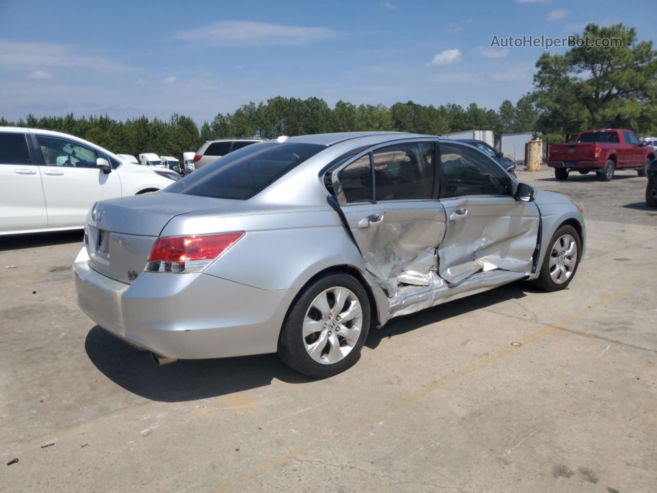 2008 Honda Accord Exl Silver vin: JHMCP268X8C012618