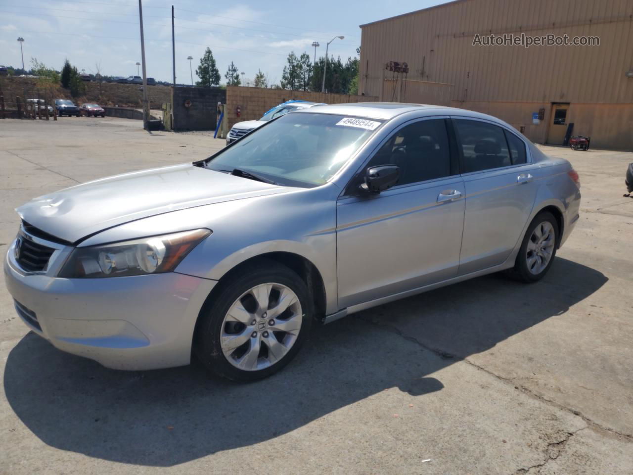 2008 Honda Accord Exl Silver vin: JHMCP268X8C012618