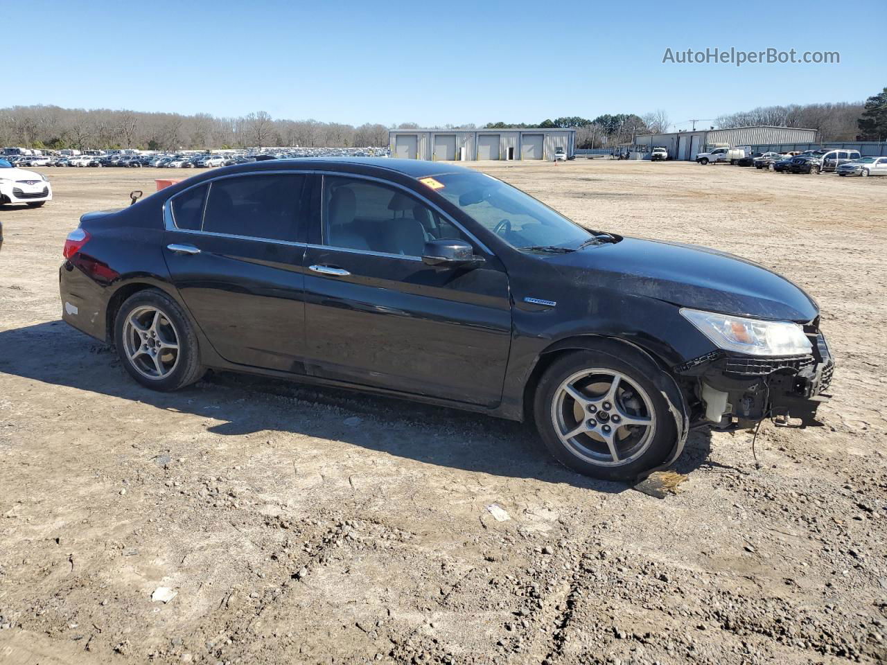 2014 Honda Accord Plug-in Hybrid Black vin: JHMCR5F72EC000672