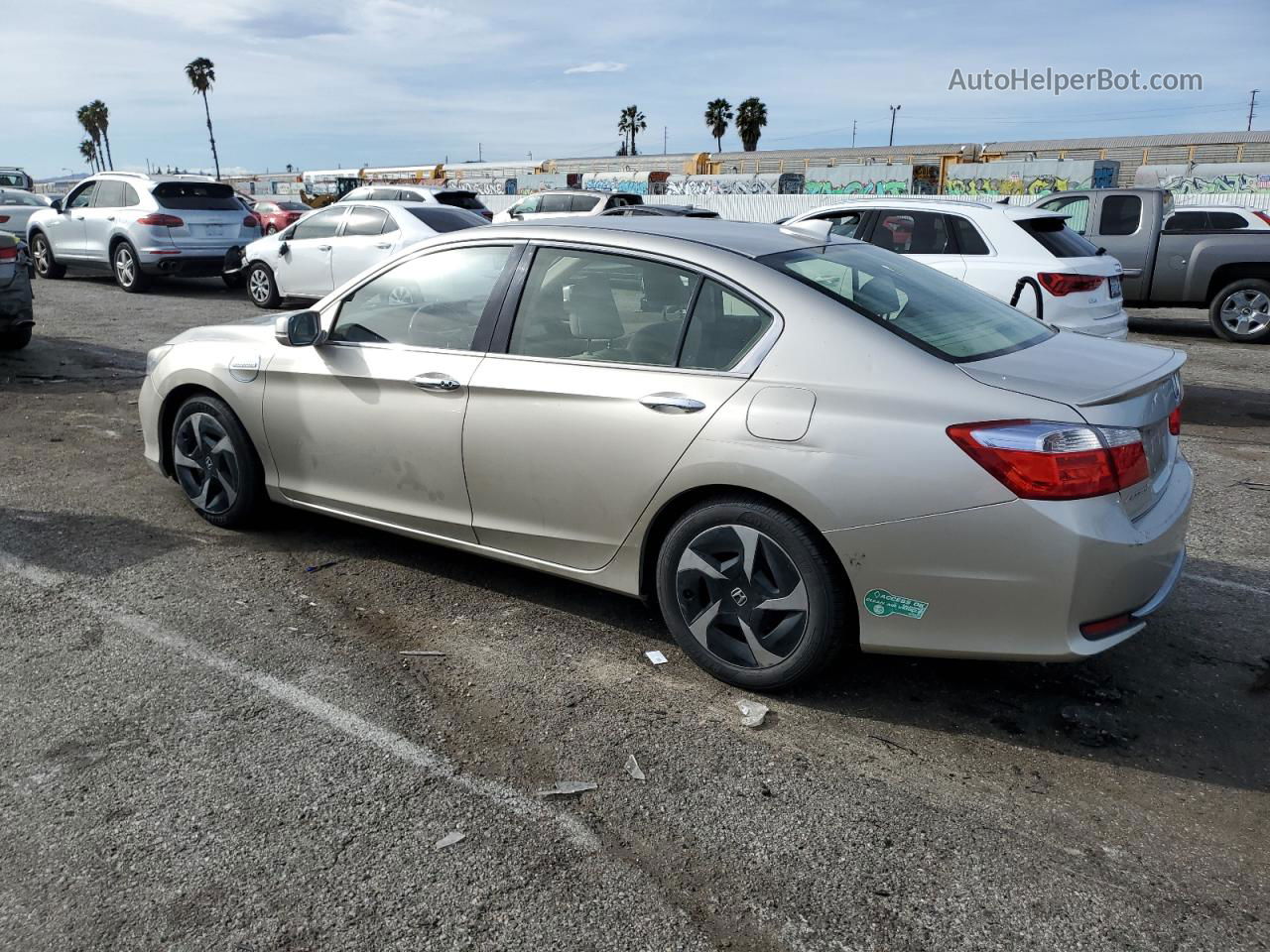 2014 Honda Accord Plug-in Hybrid Gold vin: JHMCR5F79EC000667