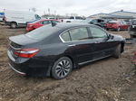 2017 Honda Accord Hybrid Black vin: JHMCR6F36HC018972