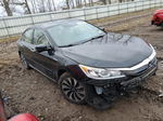 2017 Honda Accord Hybrid Black vin: JHMCR6F36HC018972