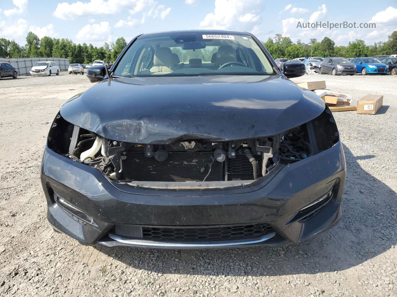 2017 Honda Accord Hybrid Black vin: JHMCR6F37HC015384