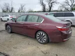 2017 Honda Accord Hybrid Exl Бордовый vin: JHMCR6F54HC027333