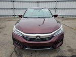 2017 Honda Accord Hybrid Exl Burgundy vin: JHMCR6F54HC027333