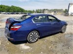 2017 Honda Accord Hybrid Exl Blue vin: JHMCR6F55HC018432